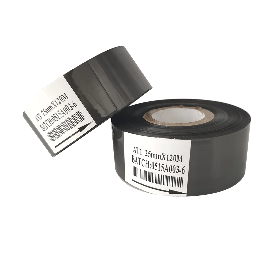 

Black color hot ink roll coding foil for ribbon printer