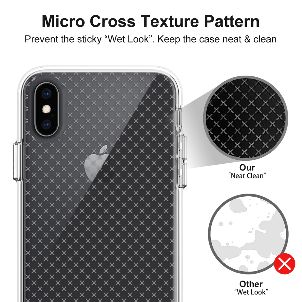 TOIKO Clear Protective Case for iPhone 11 Pro Max Shockproof Bumper Shell for iPhone X XR XS Max 7 8 Plus Soft TPU Back Cover