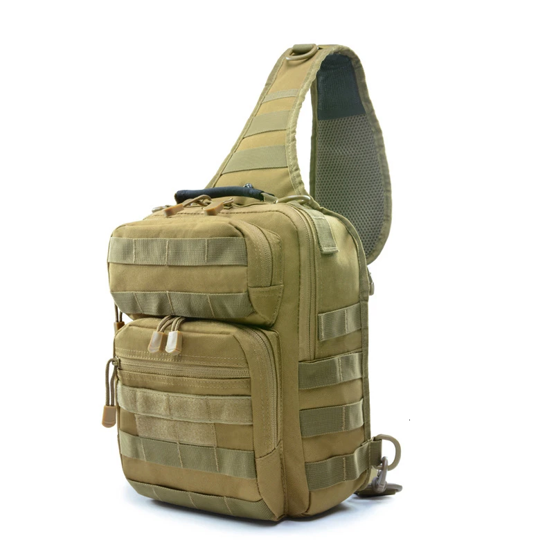 900D Large Military Sling Bagpack EDC Tactical Shoulder Bag Army Molle Chest Pack Waterproof Outdoor Camping Trekking Backpack