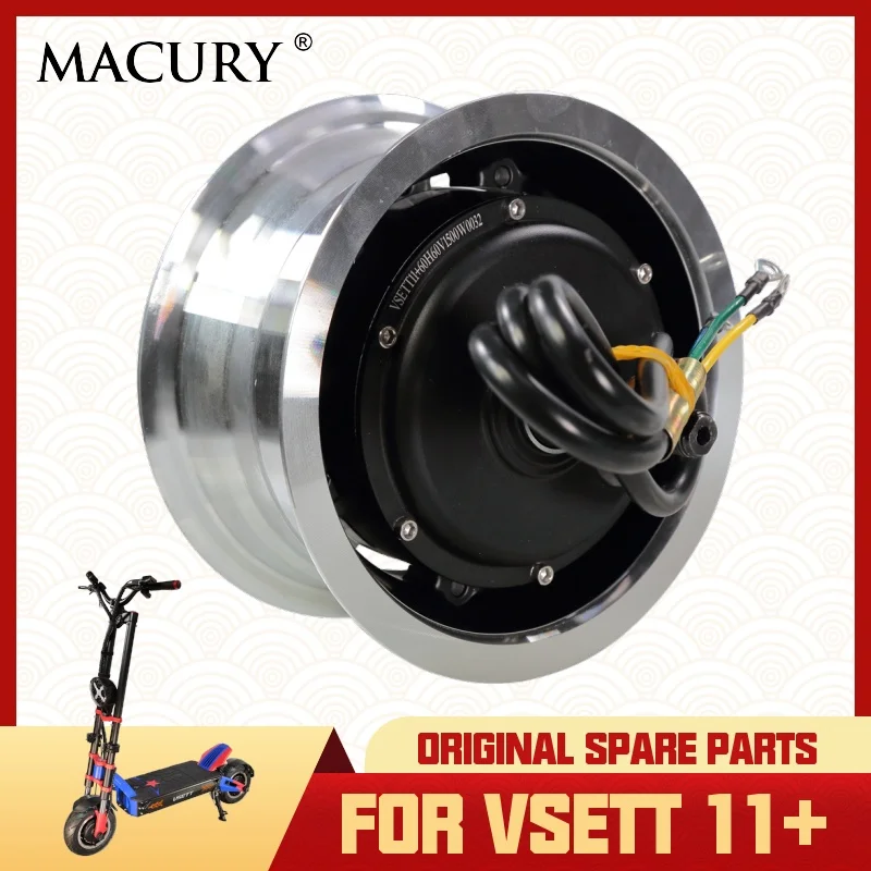 Original VSETT 11 Inch Electric Scooter Motor Only for VSETT 11+ Front & Rear Wheel 60V 1500W Engine With Detachable Hub Ring