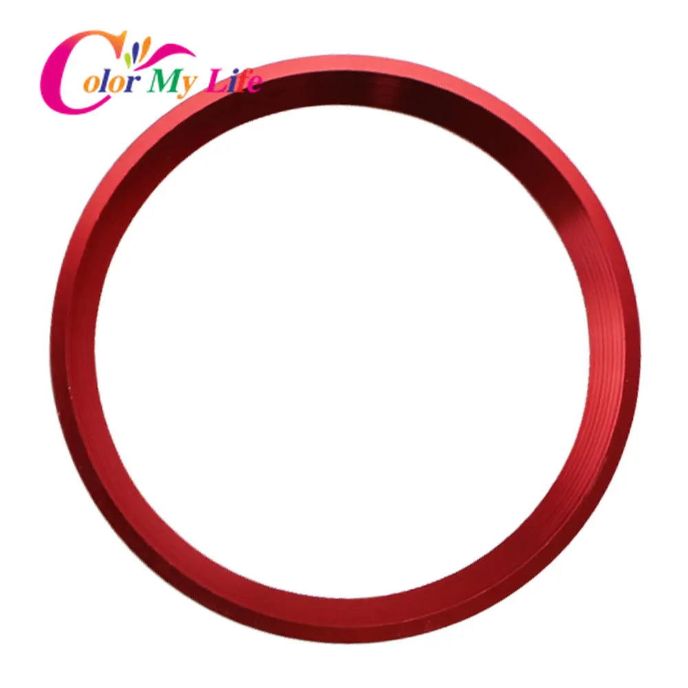 Color My Life Car Steering Wheel Circle Ring Cover Trim Sticker for Mercedes Benz B180 B200 B220 B250 B260 W245 W246 2015 - 2019