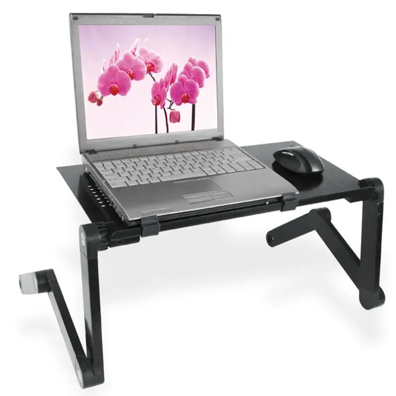 Laptop Chân Đế Có Thể Điều Chỉnh Gấp Thiết Kế Công Thái Học Lapdesk Sofa Giường Bàn Làm Việc Cho Ultrabook Máy Tính Xách Tay Máy Tính Bảng Với Miếng Lót Chuột
