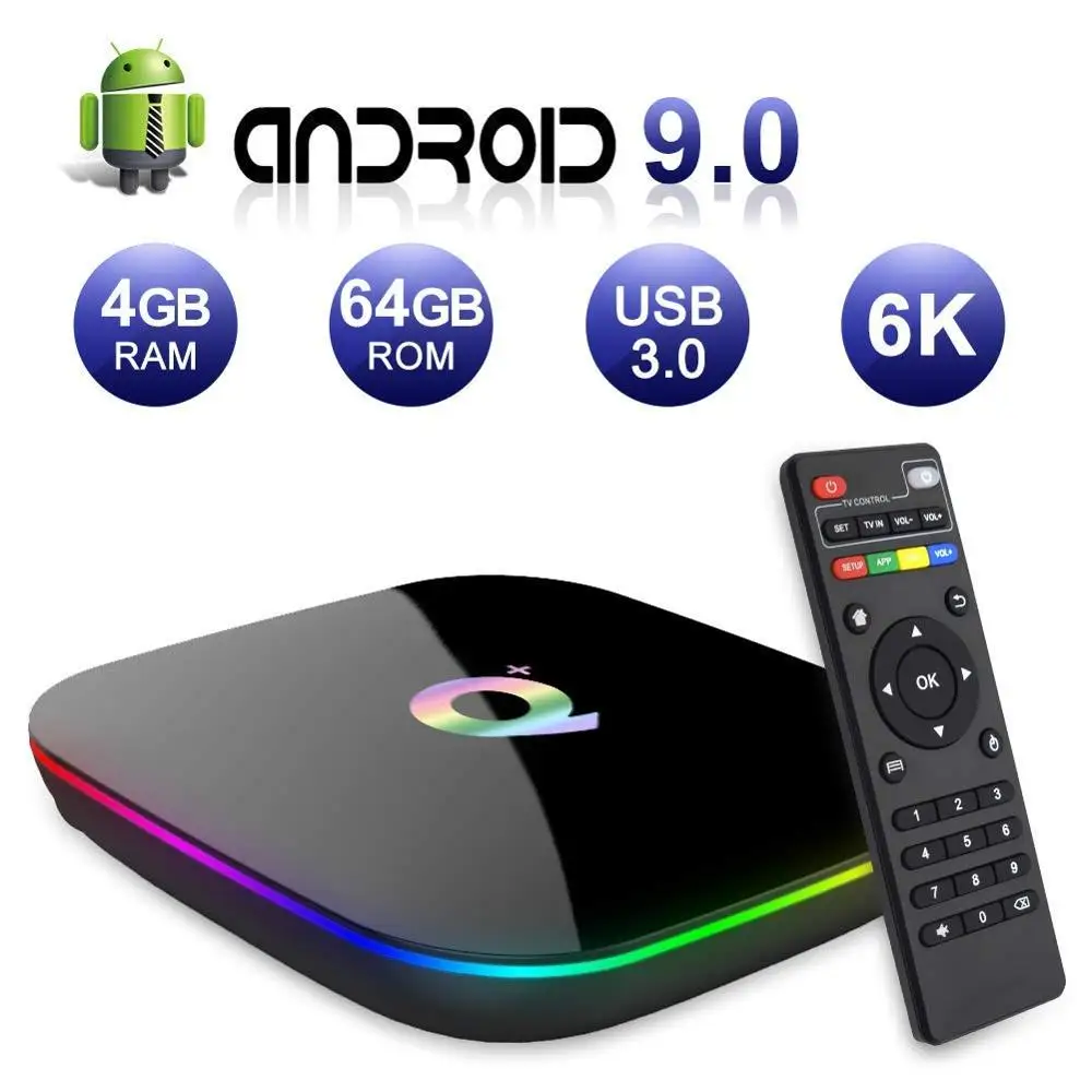 Q Smart: تقييم شامل لجهاز التلفاز الذكي Android 9.0 بذاكرة 4GB و64GB، مثالي للعائلة والعمل