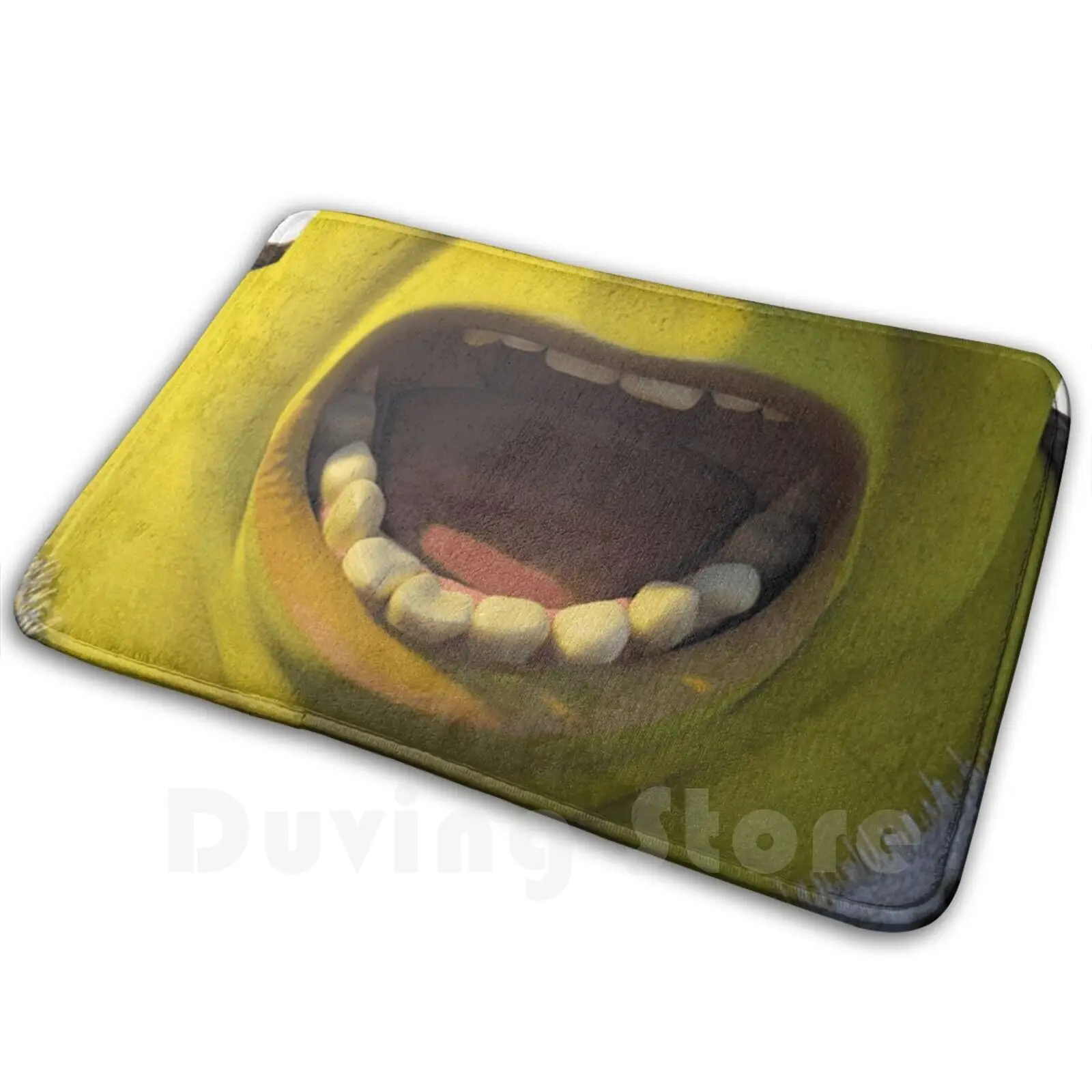 Shrek Mouth Meme Soft Non-Slip Mat Rug Carpet Cushion Shrek Mouth Meme