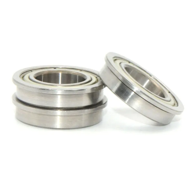 50pcs/100pcs F6801ZZ 12*21*5mm F6801-2RS flange deep groove ball bearing 12x21x5mm Flanged bearing 3d printer