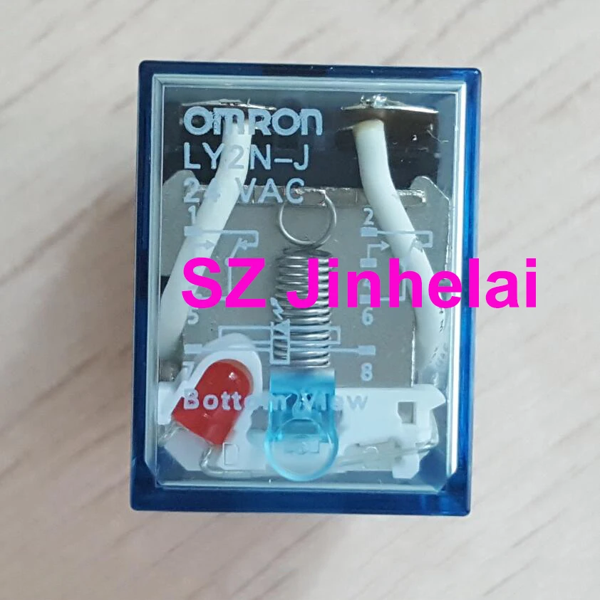 本物のooron 10a 8ピンリレーLY2N-J,5個,LY2nj 24vac 110vdc