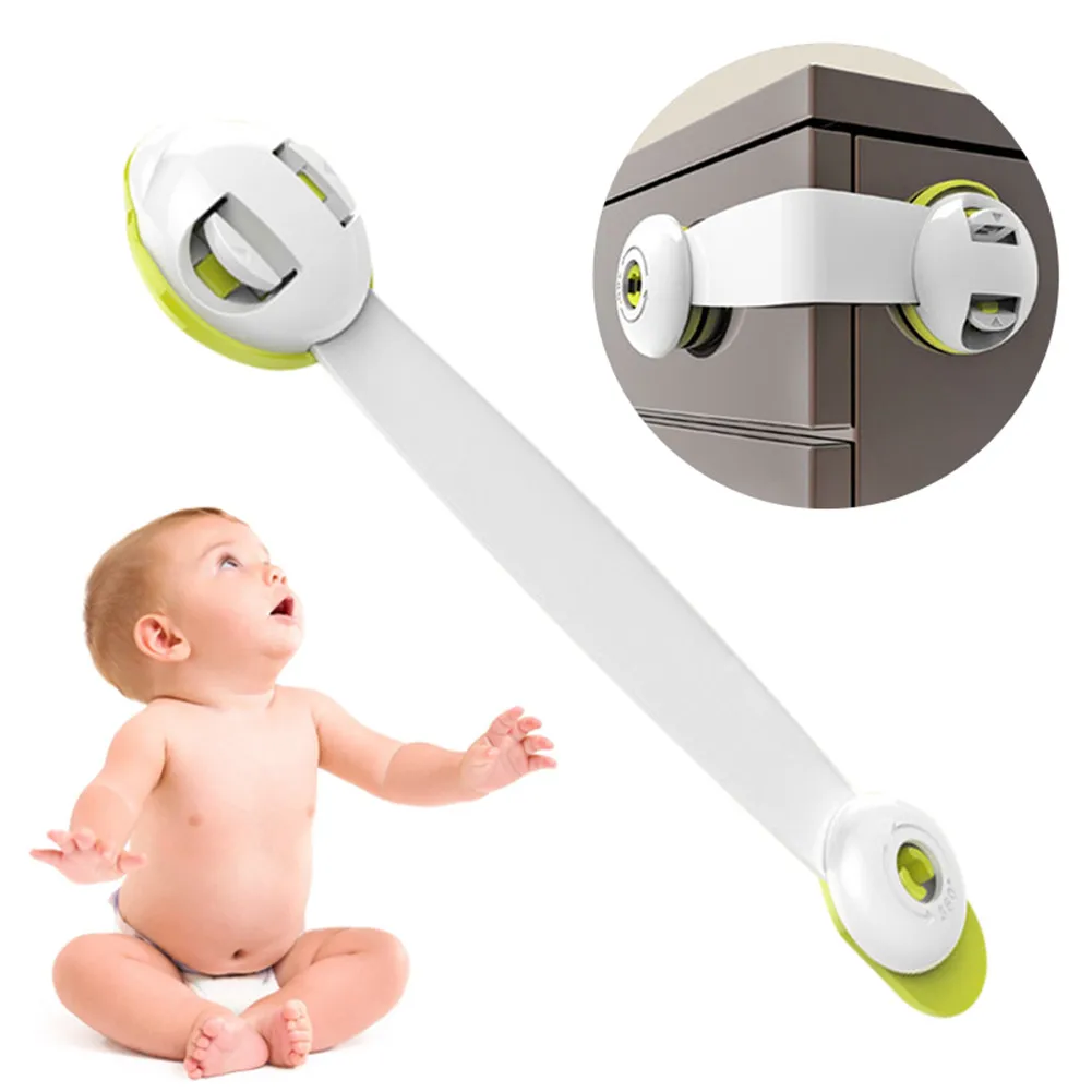 

Baby Sfety Lock Children's Safety Lock Baby Anti Pinch Cabinet Cabinet Door Lock Buckle Baby Protection Refrigerator Lock Drawe