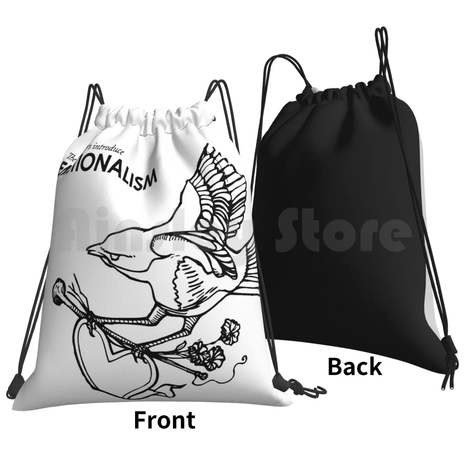 The Group Band Rock Folk Backpack Drawstring Bag Riding Climbing Gym Bag Best Selling Ayam Logo The Group Band Folk Avett