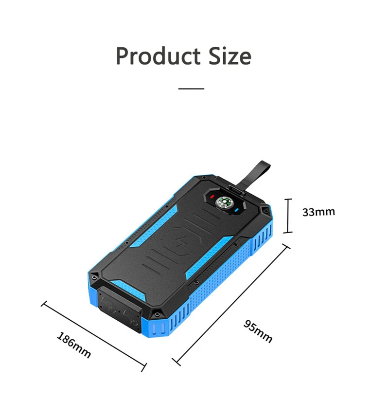 Imagem -06 - Bateria Externa 50000mah 15w qi com Carregamento sem Fio Powerbank de 30000 w para Carregamento Rápido de Iphone 12