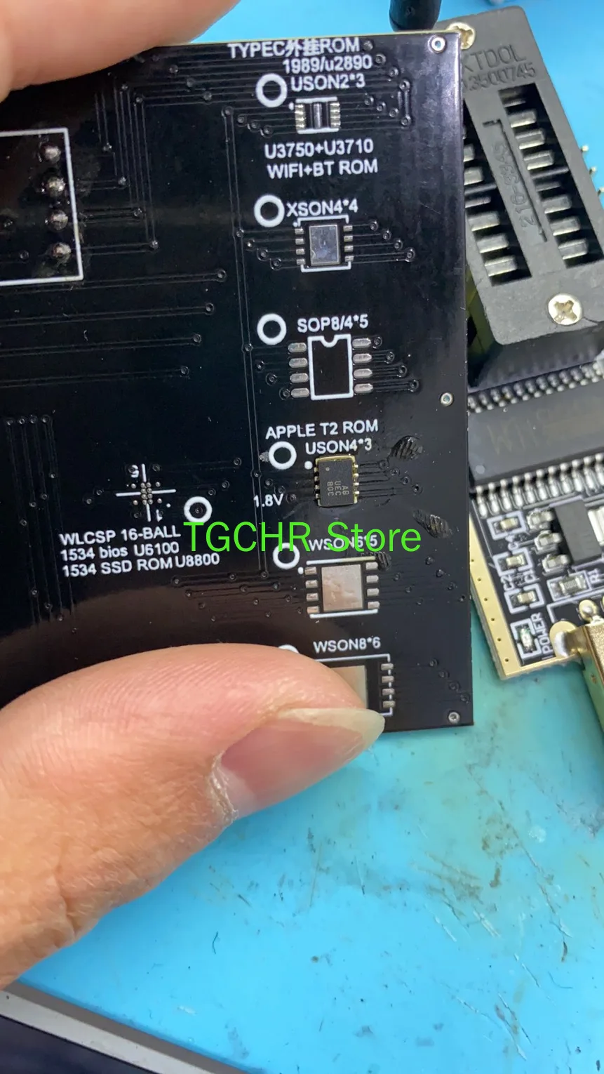 MacBook Apple Notebook Maintenance Serial Number Modification Tool T2 Chip Unlock BIOS Read Adapter Board