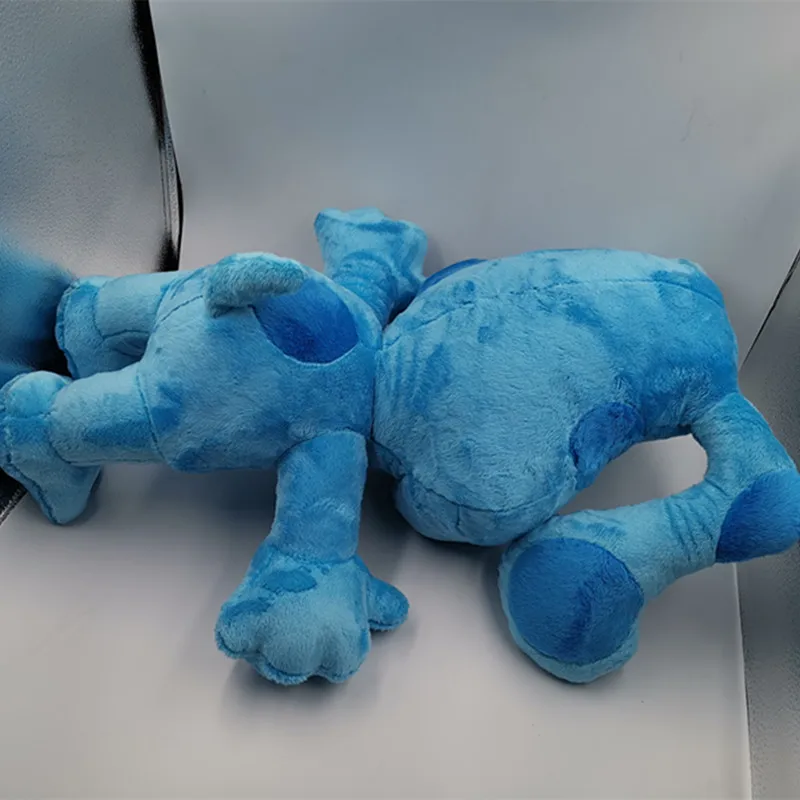 Bebê consolo enorme azul pistas brinquedo de pelúcia brinquedos de pelúcia boneca o cão que dorme com o bebê um presente para uma criança