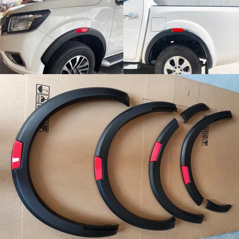 Side Fender Trims Plate Cover Fit For Nissan Navara Np300 Fender Flares Exterior Auto Accessories Pickup Car Parts 2015-2020