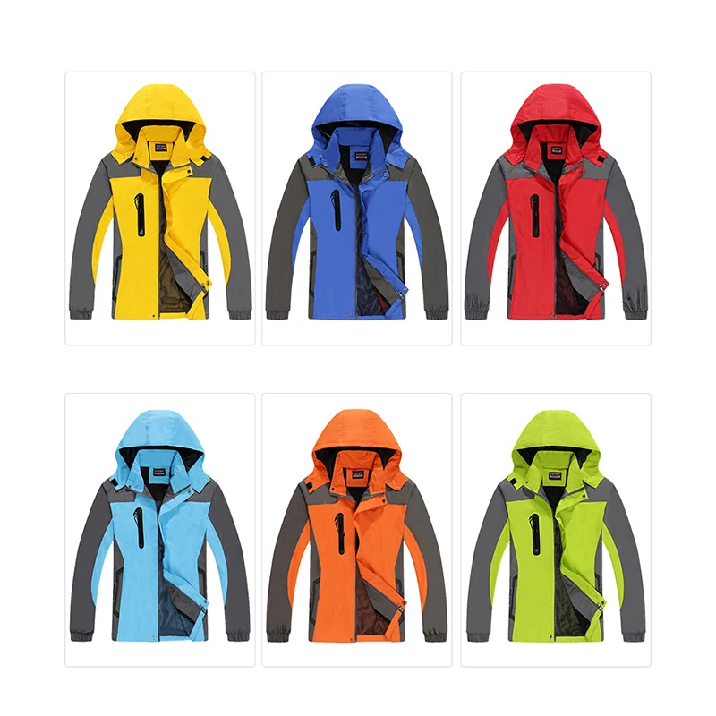 Autumn Winter Thicken Jackets Vests Outdoor Men Women Polar Fleece Waterproof Sports Hooded Jacket Warm Windproof Clothes