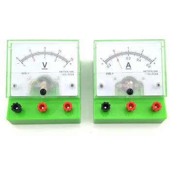 Fysieke elektrische circuit ampèremeter Voltmeter / Voltmeter Experimentapparatuur voor middelbare scholieren