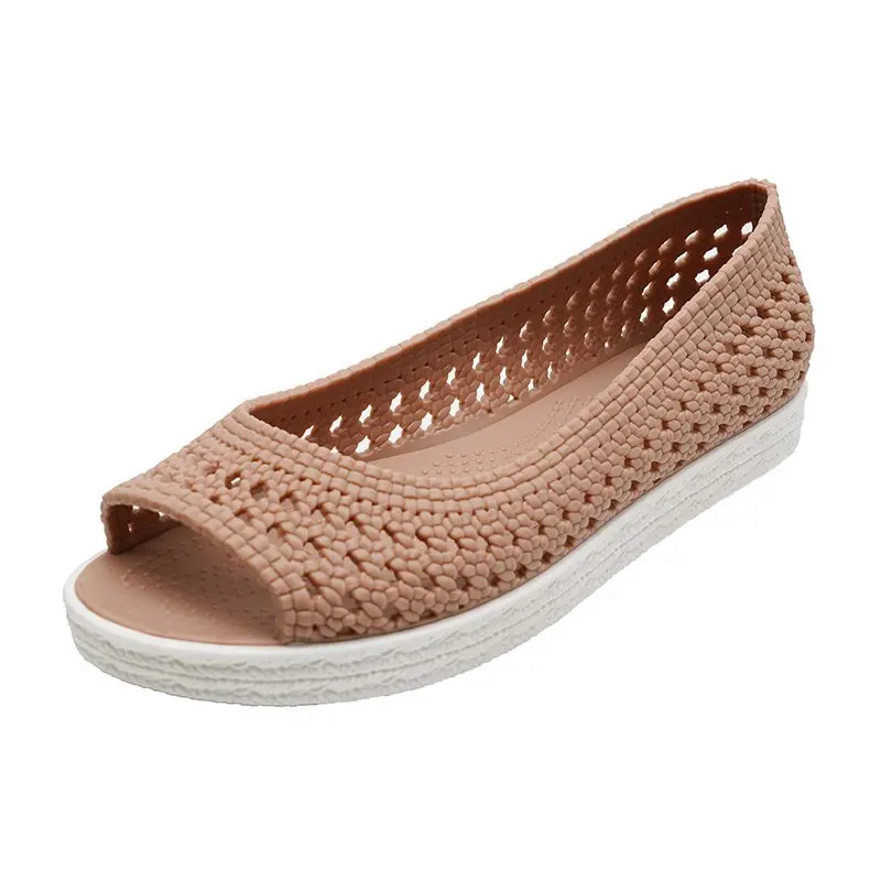 2021 Women Summer Beach Sandals Female Cool Water Beach Garden Shoes Ladies Brand Sneakers Light Soft Water Jelly Clogs Cheap