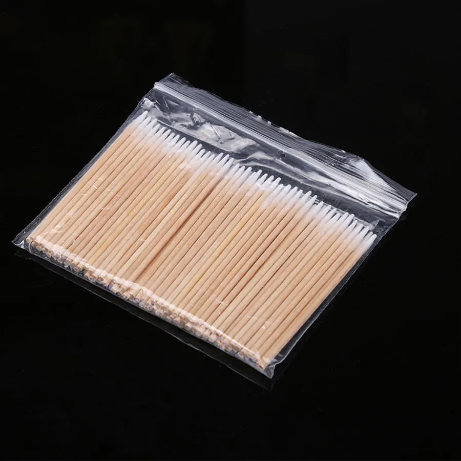 

100pcs/lot Cotton Swab Cleaning Tools For iPhone Samsung Huawei Charging Port Headphone Hole Cleaner Phone Repair Tools