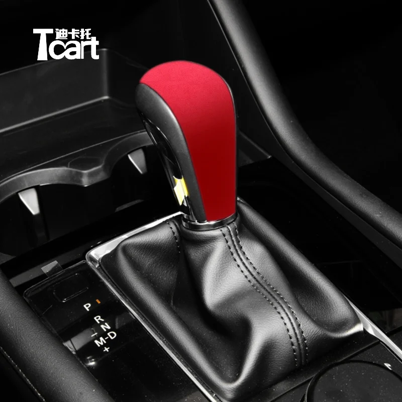 Suede Accessories For mazda 3 axela cx30 cx-30 2020 2019 2021 Shifter Cover Protector Trims Decor hatchback sedan