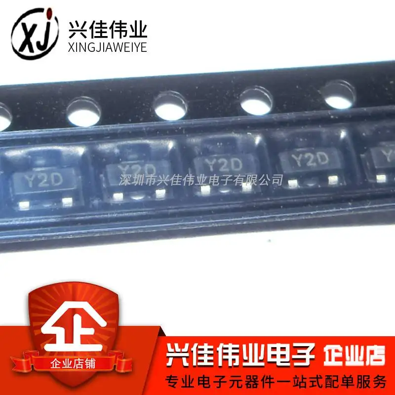 Ban Đầu 100 Cái/MMBT8550D SOT23 Y2D