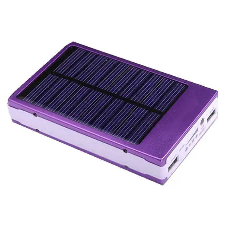 18650 Solar DIY Box Poverbank Case Led for Moblie Phone Power Pover No N12 21 Dropshipping