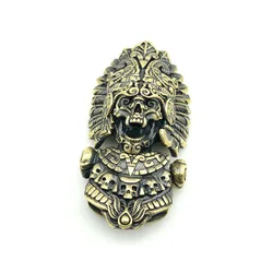 EDC Outdoor Tool DIY Accessories For Bracelet Weaving Paracord Multifunction Buckle Brass  Armor Skull  / Dropshipping