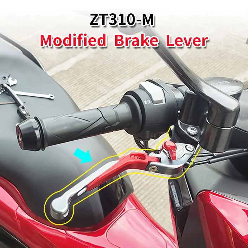 

For Zontes Modified Accessories ZT310-M Scooter Brake Handle Left and Right Horns Front and Rear