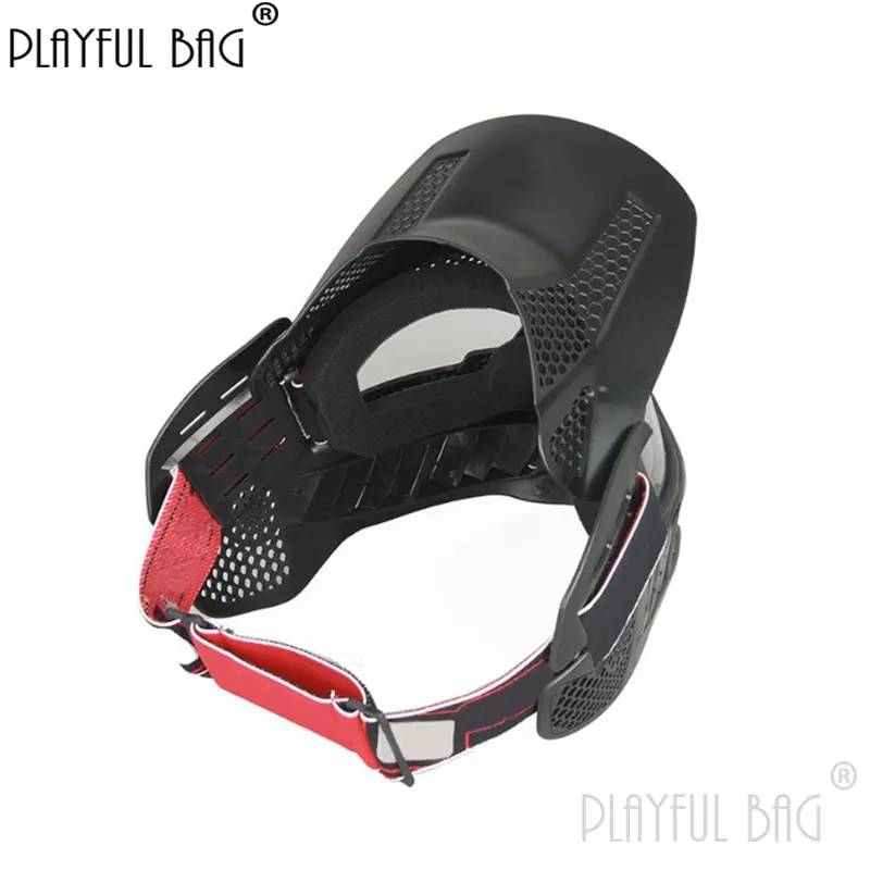 PB Playful bag Outdoor tactical helmet CS protect full face mask Competitive CS game accessories DIY equipment QC88S