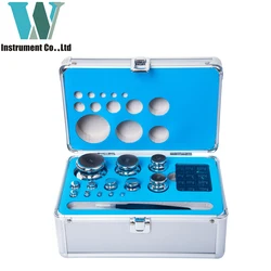 1kg-1mg 25 Units OIML E1 E2 F1 F2 M1 Class 7.9g/cm3 1000g Stainless Steel Calibrate Lab Weights Set For Scales