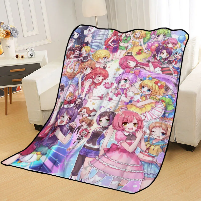 New Arrival Idol time Pripara Blankets Printing Soft Blanket Throw On Home/Sofa/Bedding Portable Adult Travel Cover Blanket