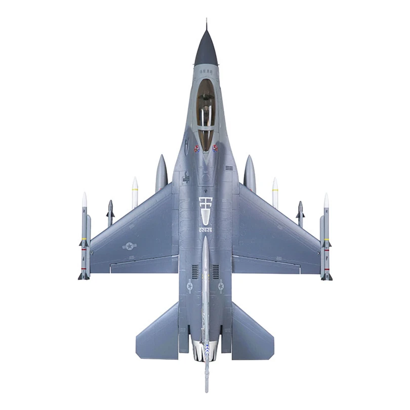 FMSRC RC Airplane 80mm Ducted Fan EDF Jet F16 F-16 Falcon 6CH with Flaps Retracts Hobby Model Plane Aircraft Avion Boy Gift