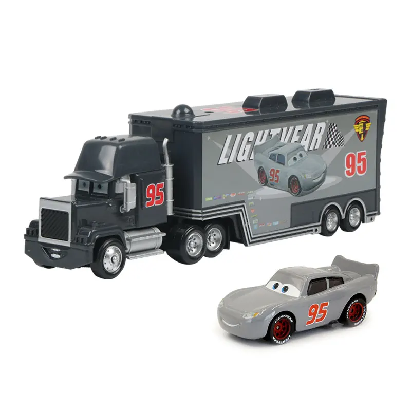 Disney Pixar Cars 2 3 Toys Lightning Mcqueen Jackson Storm Mack Uncle Truck 1:55 Diecast Vehicle Model Car Kid Boy Birthday Gift