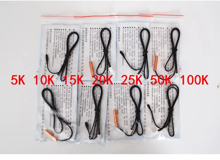 5K/10K/15K/20K/25K/50K/100K Air Conditioning Temperature Sensor/Room Temperature Tube/Plastic Head/Copper Head/Temperature Probe
