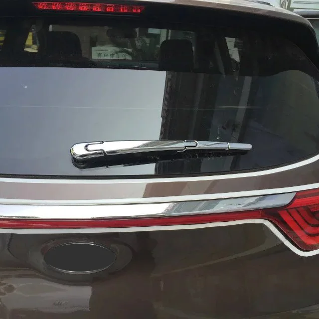 Chrome Rear Wiper Cover For Kia Sportage QL 2016 2017 2018 2019 2020 2021 Window Windscreen Blade Trims Molding