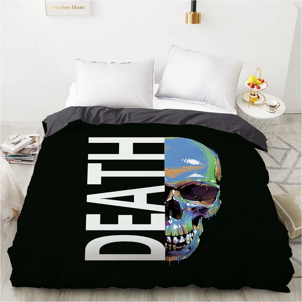 

Duvet cover Quilt/Blanket/Comfortable Case Luxury Bedding 140x200 150x200 240x220 240x260 for Home 3D Print Skull death