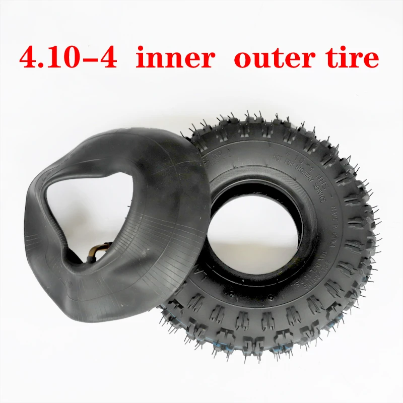 4.10/3.50-4 410/350-4 ATV Quad Go Kart 47cc 49cc Chunky 4.10-4 Tire inner tube Fit All Models 3.50-4 4\