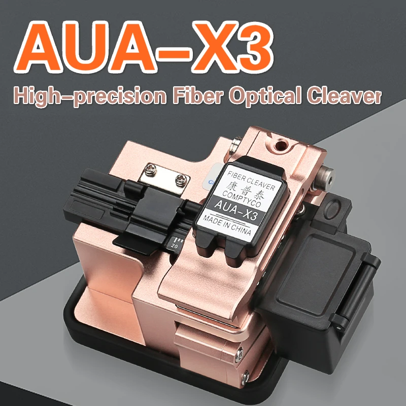 

COMPTYCO High-precision Cleaver AUA-X3 Fiber FTTH Cable Fiber Optic Cutting Knife Tools Cutter suit