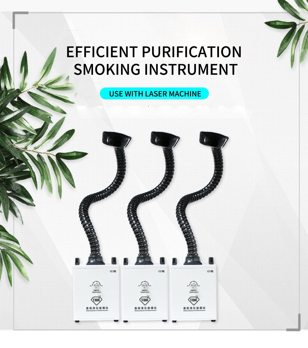 Newest Fume Extractor Soldering Smoke Purifier Absorber Dust Smoking Instrument Purifier Purification Air Dust Cleaner Room