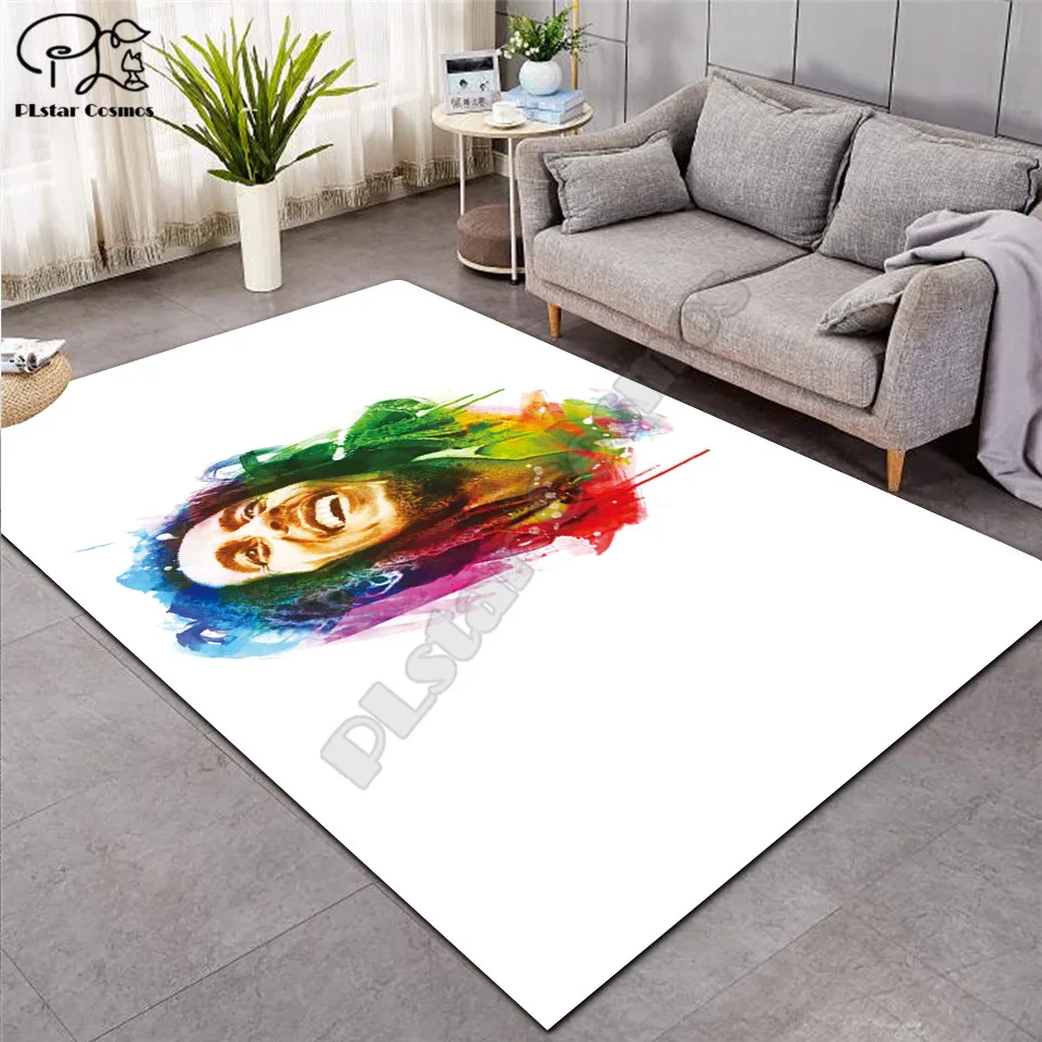 Reggae Bob Marley Character Hooded Blanket Adult colorful child Sherpa Fleece Wearable Blanket Microfiber Bedding style-4