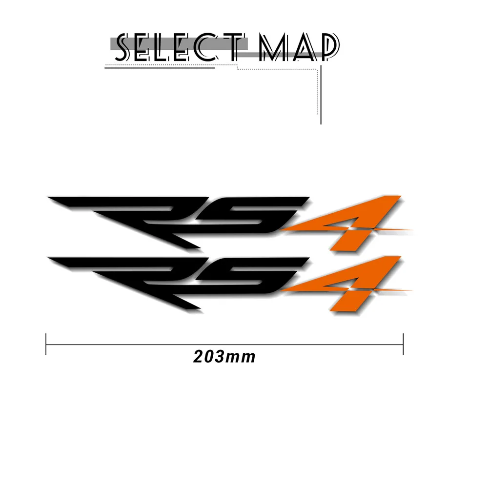 New Motorcycle reflective fuel wheels fairing portable luggage helmet stickers sign decoration Decals For Aprilia RS4 RS 4 rs4