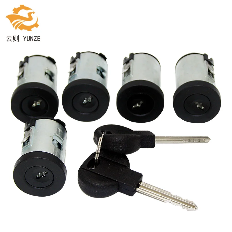 9170.AY DOOR LOCK BARREL SET 5PCS FOR FIAT SCUDO CITROEN XM XANTIA SYNERGIE DISPATCH JUMPY 1995-2007