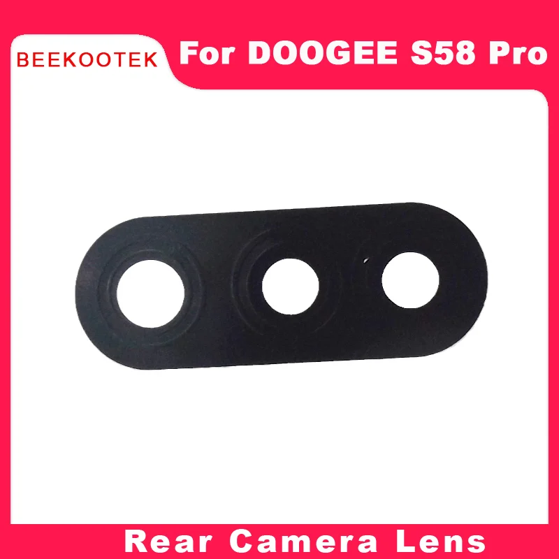 BEEKOOTEK New Original doogee S58 pro back rear camera lens glass cover For doogee S58pro Quad Core Smartphone