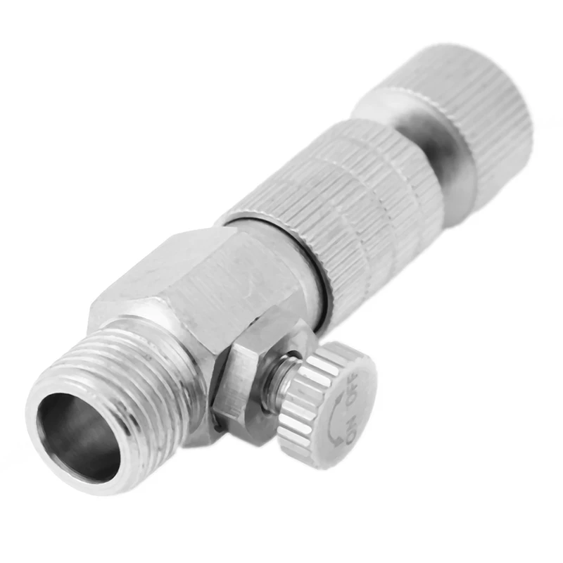 Adattatore di disconnessione ad innesto rapido per aerografo con raccordo a spina da 1/8"