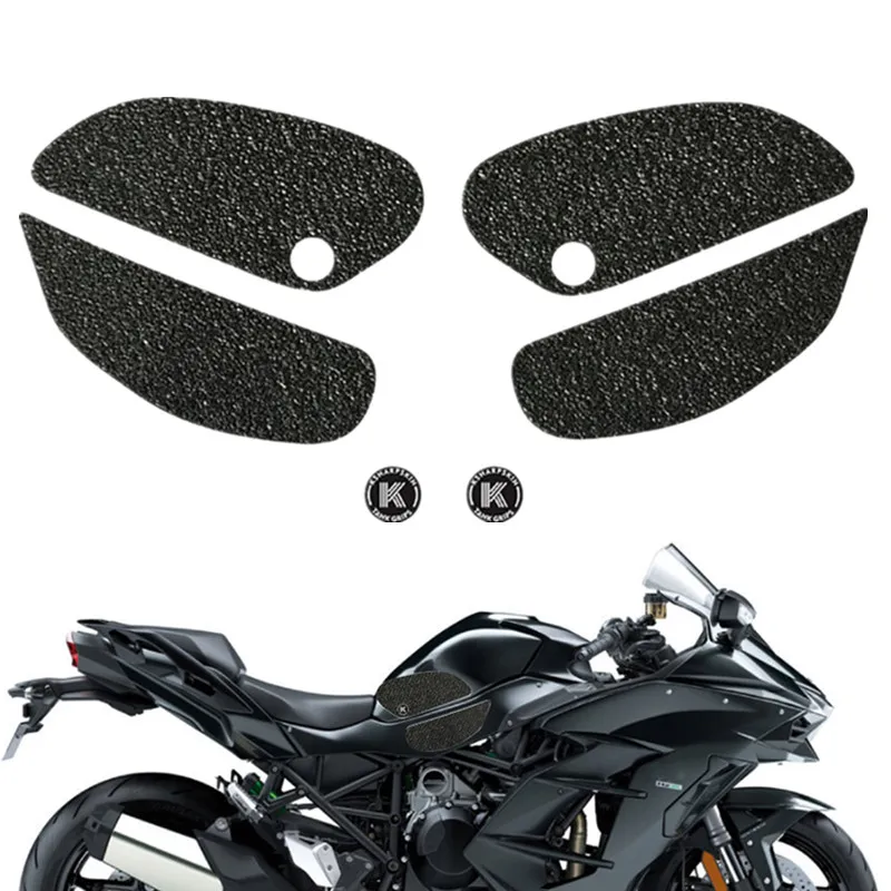 

Motorcycle Tank Grip Fuel Tank Traction Pad Side Knee Grip Protector Decal Stickers For KAWASAKI NINJA H2 SX SE h2/sx/se 2018