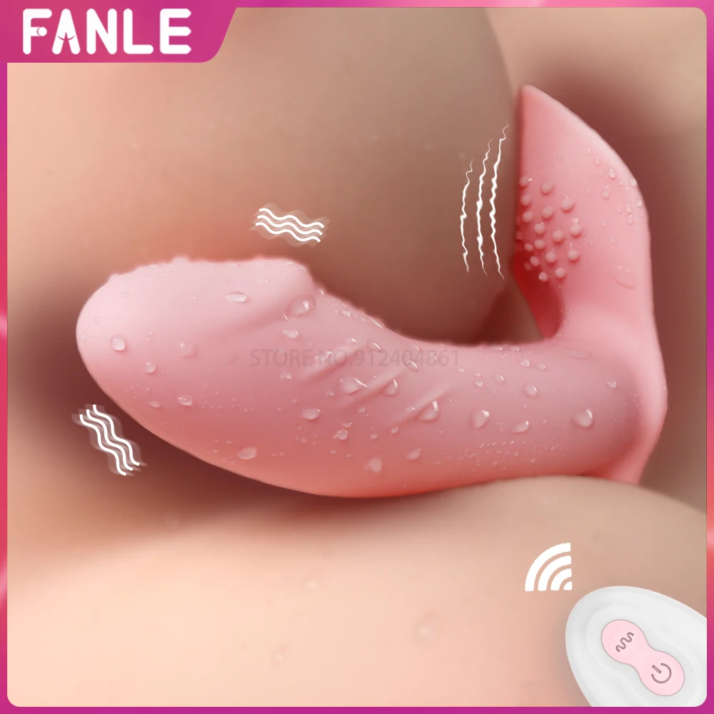 لباس داخلي G Spot Clit هزاز جهاز تحكم عن بعد غير مرئي تهتز سراويل دسار البظر محفز لعبة الجنس للنساء