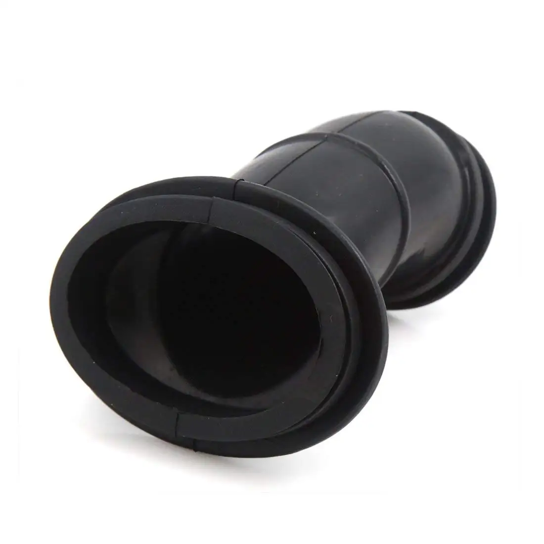 Uxcell Motorcycle Air Filter For CG125 Black Rubber Air Filter Cleaner Connector Adapter Spare Parts