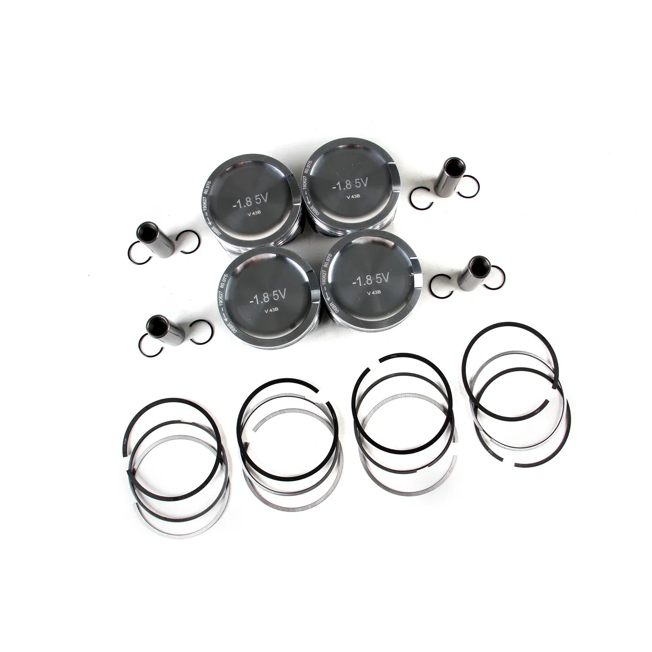 06B198151B 1.8T Piston & Piston Ring kit Fit For VW Golf Jetta Passat Audi A4 AWV BKF AWP BNU 06B107065N