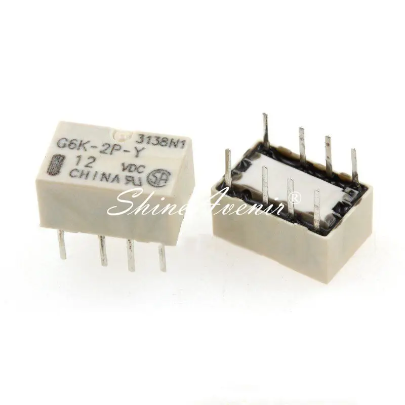 5pcs/lot Relay G6K-2P-Y-5VDC 12VDC 24VDC G6K-2F-Y-3VDC 4.5VDC 5VDC 12VDC 24VDC 3V 4.5V 5V 12V 24V 8PIN Original in stock