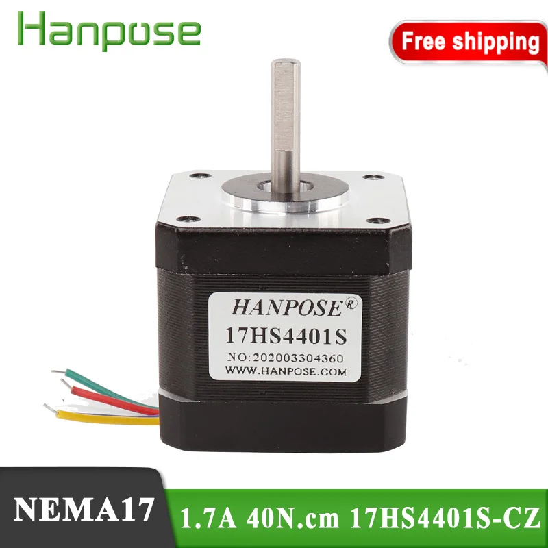 

5pcs Nema17 Stepper Motor 1.5A 40N.cm 17HS4401S-CZ motor 40mm Outlet at the bottom of magnetic hole For 3D Printer Monitor