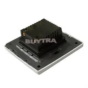PC Material White Wall Mounted For Control Ceiling Fan Speed Control Switch 200W 10A Dimmer Light Switch Adjustment