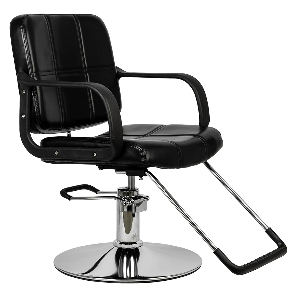 HC125  Beauty Salon Chair Salon Chair Barber Woman Barber Chair Hairdressing Chair Black US warehouse in Stock