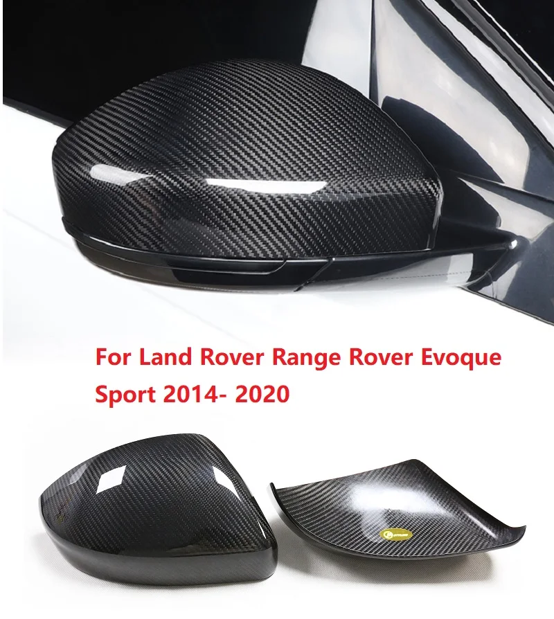 

Dry Carbon Fiber Side Rear View Mirror Cover Caps Fit For Land Rover Range Rover Evoque Sport 2014- 2020 Car Accessoires